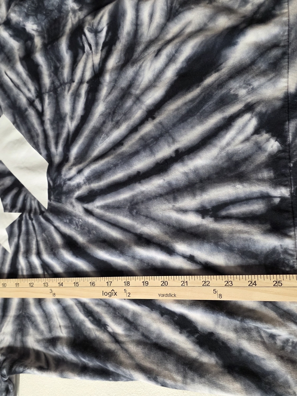 Converse Sweater Mens Tie Dye Sweatshirt Black & White Long Sleeve Size Medium - Picture 11 of 12